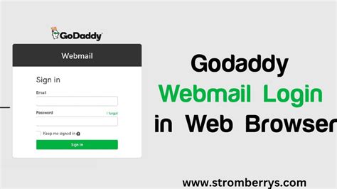 access my godaddy email account.